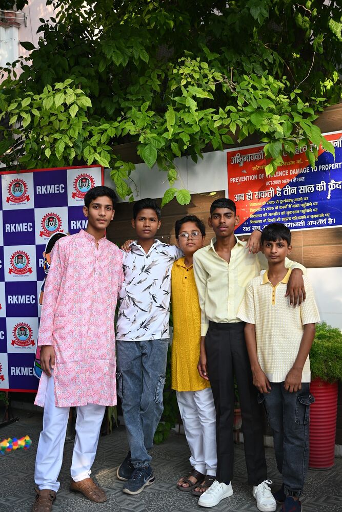 Students and events at Radha Krishna Memorial Education Centre